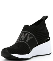 DKNY by Donna Karan Phebe Slip On Wedge Sneakers