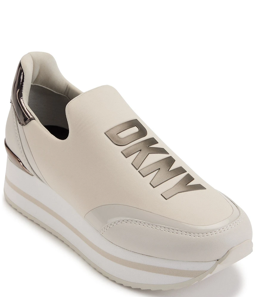 DKNY by Donna Karan Dalla Slip-On Platform Sneakers