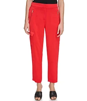 DKNY by Donna Karan Elastic Back Cargo Pants