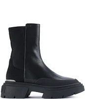 DKNY by Donna Karan Fleming Leather Moto Booties