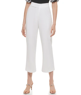 DKNY by Donna Karan High Rise Wide Leg Capri Pants