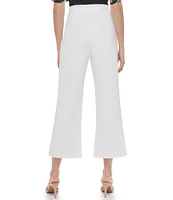 DKNY by Donna Karan High Rise Wide Leg Capri Pants