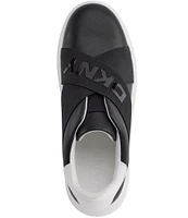 DKNY by Donna Karan Jaye Leather Platform Slip On Sneakers