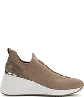 DKNY by Donna Karan Keeva Fabric Wedge Slip On Sneakers