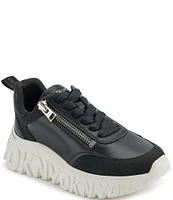 DKNY by Donna Karan Lakelyn Logo Platform Leather Sneakers