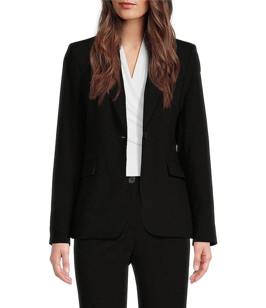 DKNY by Donna Karan Long Sleeve 1-Button Blazer