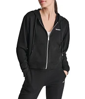 DKNY by Donna Karan Long Sleeve Full Zip Front Hoodie