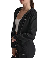 DKNY by Donna Karan Long Sleeve Full Zip Front Hoodie