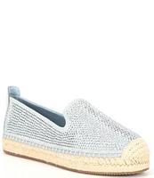 DKNY by Donna Karan Mally Rhinestone Espadrille Flats