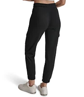 DKNY by Donna Karan Logo Slim Fit Cargo Pull-On Joggers