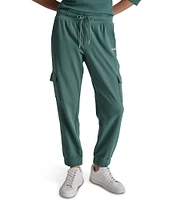 DKNY by Donna Karan Logo Slim Fit Cargo Pull-On Joggers