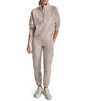 DKNY by Donna Karan Logo Slim Fit Cargo Pull-On Joggers