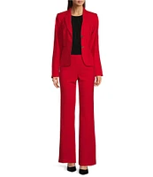 DKNY by Donna Karan Coordinating Notch Collar Long Sleeve Two Button Blazer