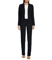 DKNY by Donna Karan Coordinating Notch Collar Long Sleeve Two Button Blazer