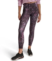 DKNY by Donna Karan Printed Stretch High Waist 7/8 Length Legging