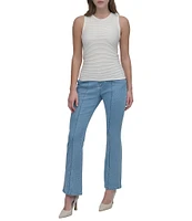 DKNY by Donna Karan Sleeveless Textured Knit Tank Top