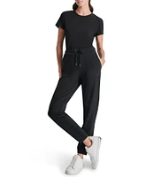 DKNY by Donna Karan Smocked Waistband Joggers