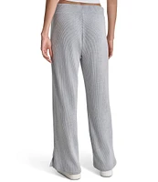 DKNY Sport by Donna Karan Brushed Rib Knit Relaxed Straight Leg Pants