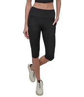 DKNY Sport by Donna Karan Balance Compression High Waist 16#double; Mini Capri Leggings
