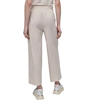 DKNY Sport by Donna Karan Slub Ankle Length Wide Leg Pants