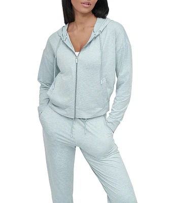DKNY Sport by Donna Karan Spacedye Full Zip Long Sleeve Hoodie