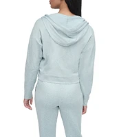 DKNY Sport by Donna Karan Spacedye Full Zip Long Sleeve Hoodie