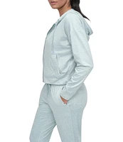 DKNY Sport by Donna Karan Spacedye Full Zip Long Sleeve Hoodie