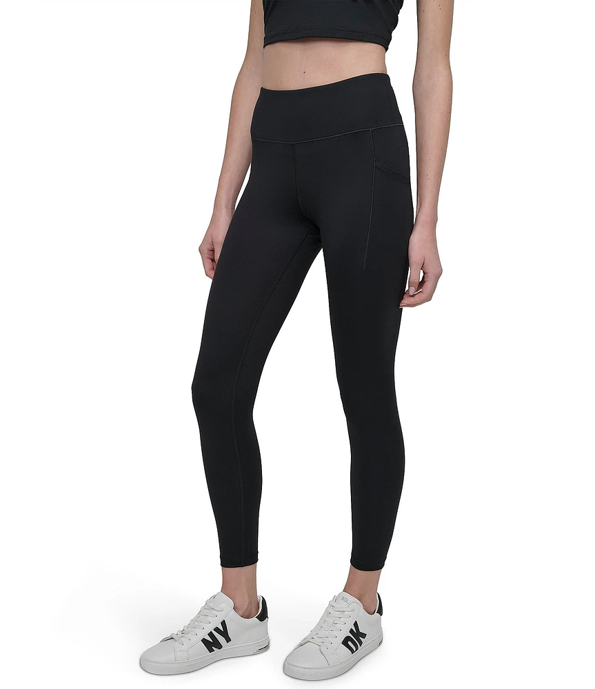 DKNY Sport by Donna Karen Balance Compression High Waist 7/8 Leggings