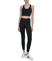 DKNY Sport by Donna Karen Balance Compression High Waist 7/8 Leggings