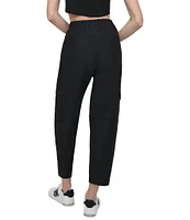 DKNY Sport by Donna Karen Knit Canvas Cargo Ankle Pant