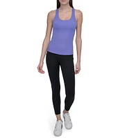 DKNY Sport by Donna Karen Scoop Neck Balance Sleeveless Tank