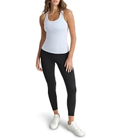 DKNY Sport by Donna Karen Scoop Neck Balance Sleeveless Tank