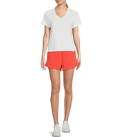 DKNY Sport by Donna Karan Double Layer Runners Pocket Training Shorts