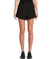 DKNY Sport by Donna Karan Double Layer Runners Pocket Training Shorts