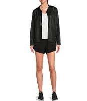 DKNY Sport by Donna Karan Double Layer Runners Pocket Training Shorts