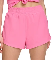 DKNY Sport by Donna Karan Double Layer Runners Pocket Training Shorts