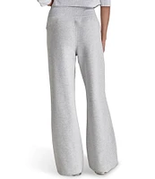 DKNY Sport by Donna Karan Embroidered Logo Wide Leg Pant With Pockets