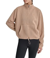 DKNY Sport by Donna Karan Half Zip Sweater Fleece Pullover