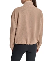 DKNY Sport by Donna Karan Half Zip Sweater Fleece Pullover