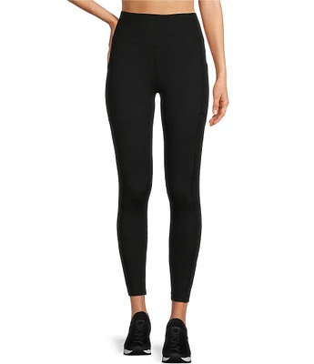 DKNY Sport by Donna Karan Sueded Compression High Waisted Ankle Length Leggings