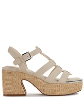 DKNY by Donna Karan Tash Leather Platform Fisherman Sandals