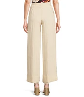 DKNY by Donna Karan Wide Leg Tie Waist Coordinating Pants