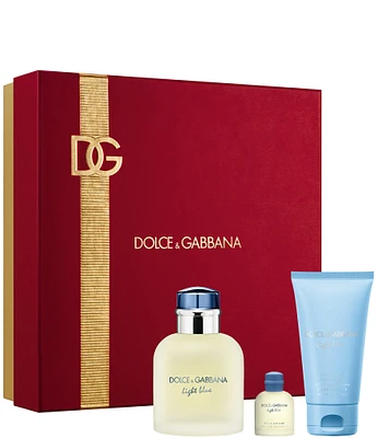 Dolce & Gabbana Light Blue Pour Homme Eau de Toilette -Pc Gift Set