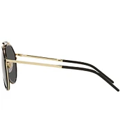 Dolce & Gabbana Men's Dg2277 57mm Pilot Sunglasses