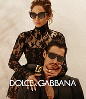 Dolce & Gabbana Men's Dg4403 58mm Pilot Sunglasses