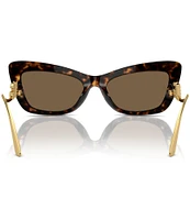 Dolce & Gabbana Women's DG4467B 55mm Havana Cat Eye Sunglasses