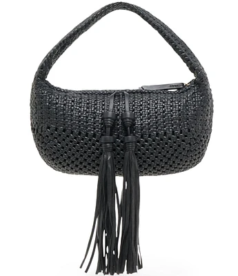 Dolce Vita Zenia Woven Leather Shoulder Bag