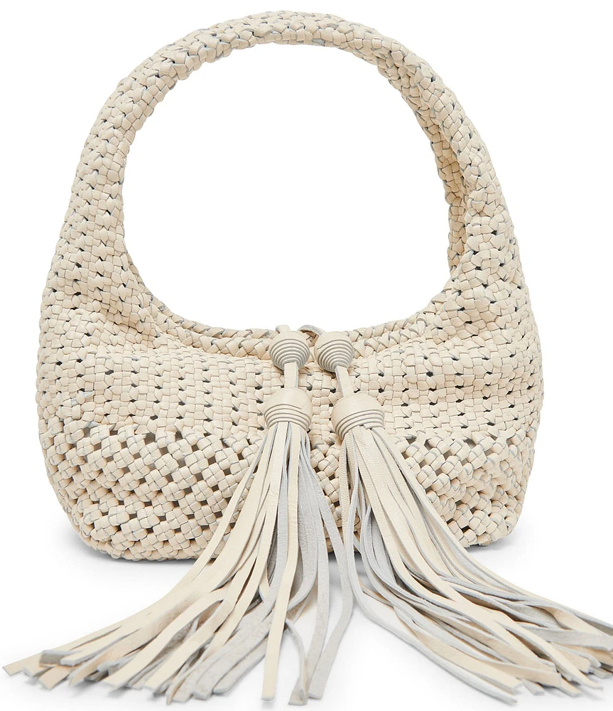 Dolce Vita Zenia Woven Leather Shoulder Bag