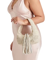 Dolce Vita Zenia Woven Leather Shoulder Bag