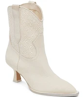 Dolce Vita Angel Pearl Western Inspired Booties